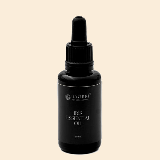 iris essential oil called orris oil too for aromatherapy and skincare