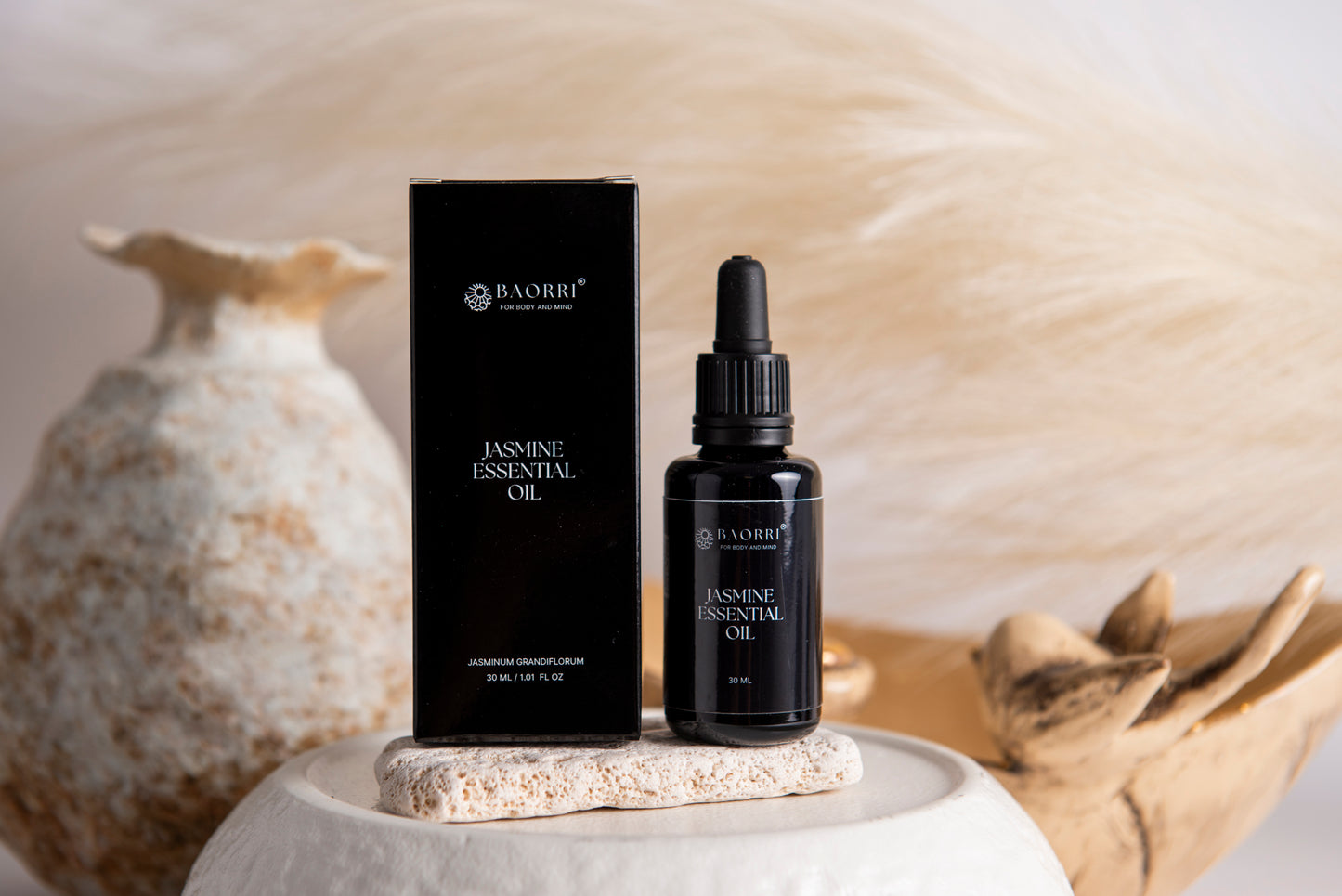 Jasmine Essential oil for skincare and aromatherapy