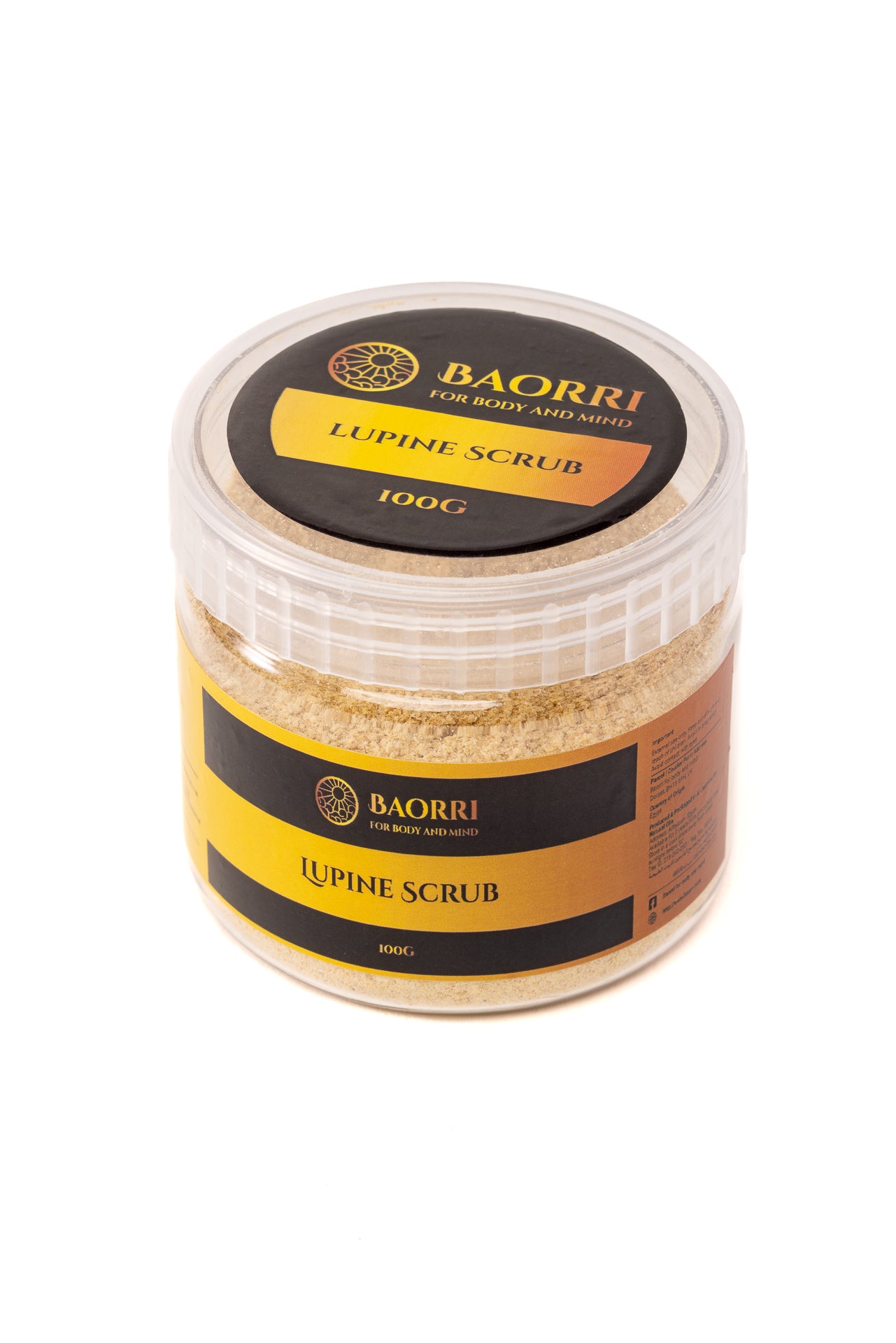 Body Scrub Lupine Natural Organic 100g