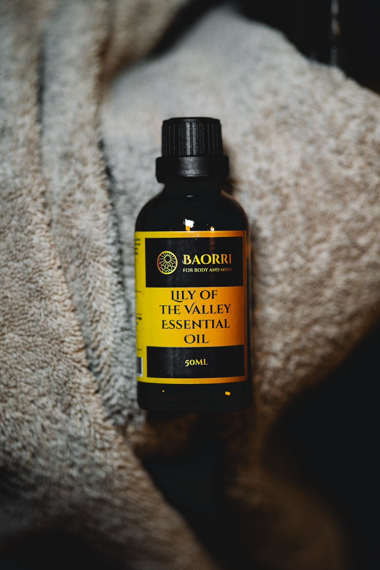 Lily of the valley Essential oil on a towel 50 ml