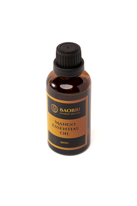 50ml mango essential oil by Baorri - nourishing natural oil for face, body massage , and tropical fragrance diffuser blend