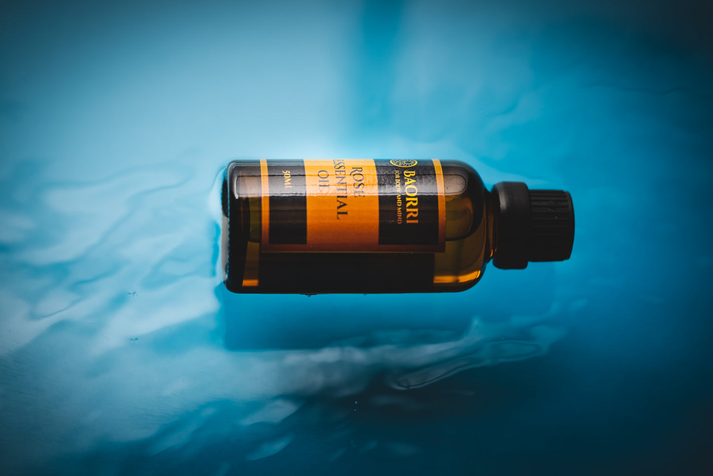 Baorri rose essential oil, pure, natural aromatherapy skincare.