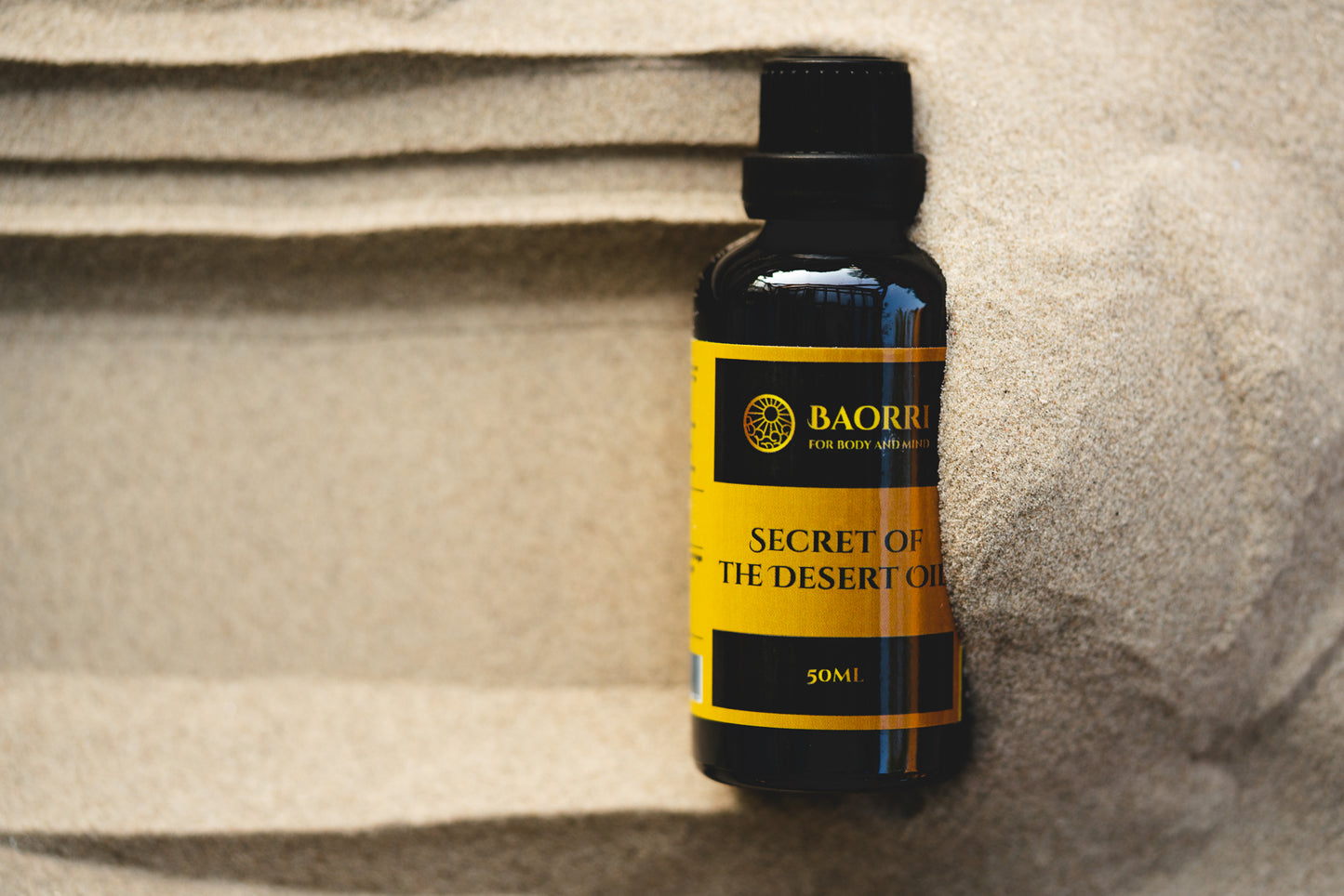 Secret of the Desert essential oil blend - natural aromatherapy mix for relaxation, stress relief and mood boost