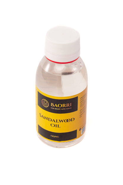 Massage oil on a white background 