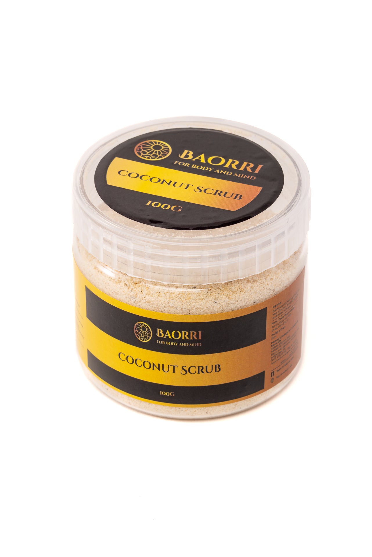 Body Scrub Coconut Natural Organic 100g