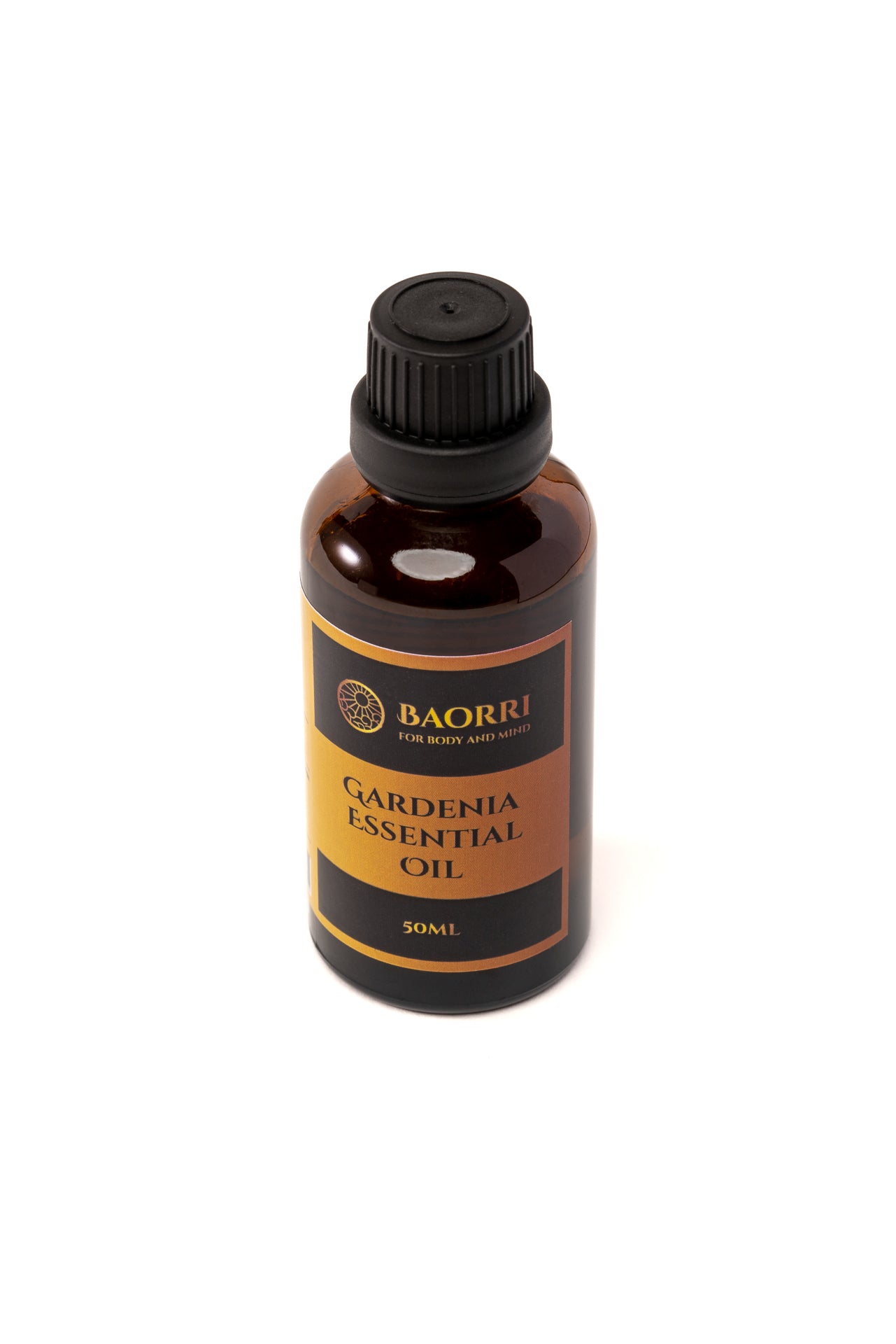 gardenia Essential oil on the white background 50 ml 