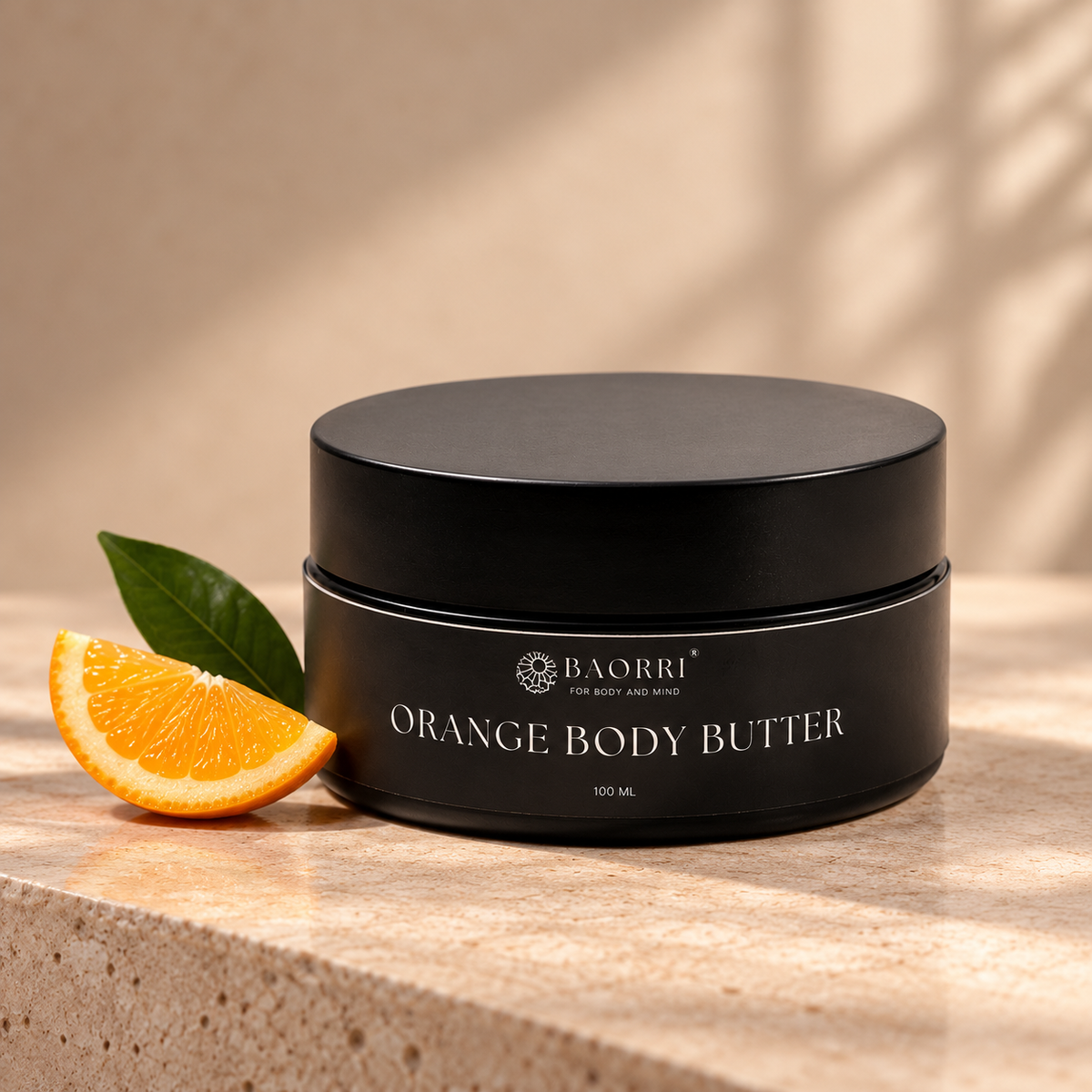 orange body butter for skin